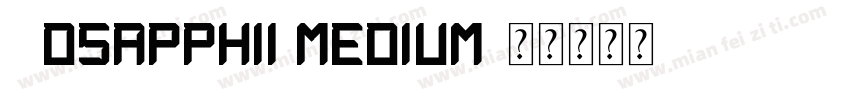 YDSapphII Medium字体转换
